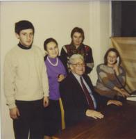Марья Ивановна с супругом, невесткой и внуками
